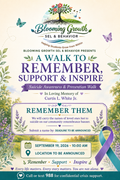 Donate to Suicide Awareness Event | Blooming Growth