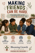 Friendship Skills Starter | 3-Lesson Social Skills Bundle for Ages 8–10