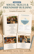 Unit 1: Friendship & Social Skills – Complete Bundle (Ages 8–10)