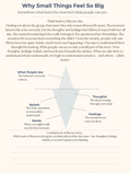 Lesson 2: Why Small Things Feel So Big – Ages 11–13 interior page
