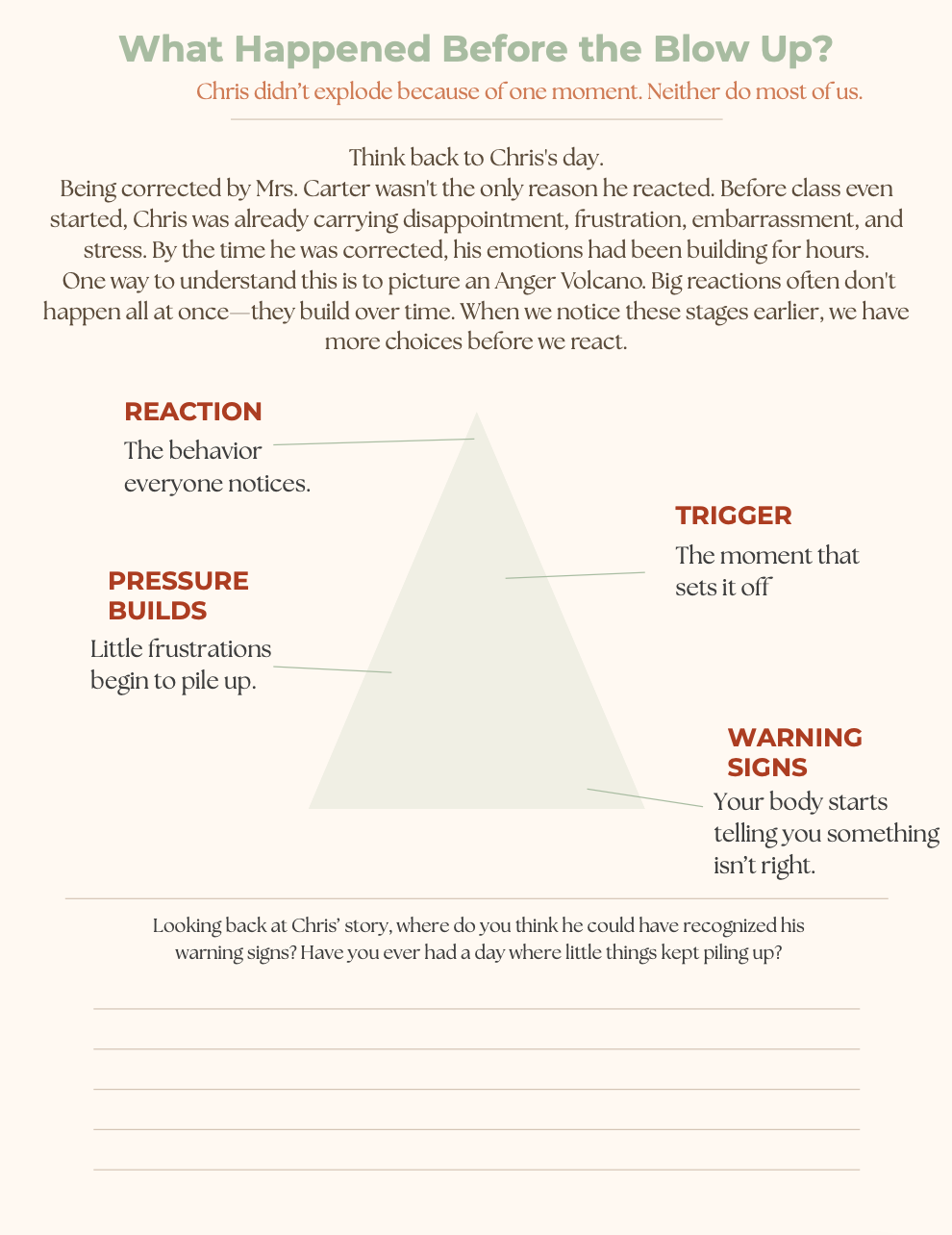 Lesson 1: What Happened Before the Blow Up – Ages 11–13 interior page