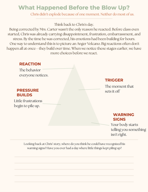 Lesson 1: What Happened Before the Blow Up – Ages 11–13 interior page
