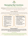 Managing Big Emotions Lesson 4: Calm Body, Calm Mind - Ages 5-7
