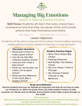 Managing Big Emotions Lesson 5: Making Positive Choices - Ages 5-7